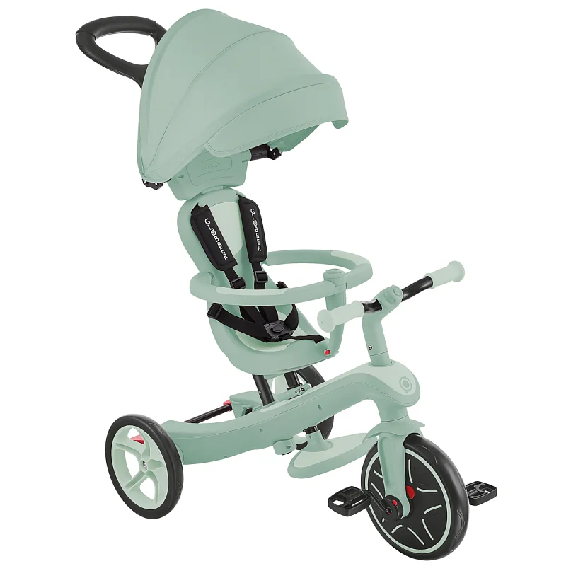 Tříkolka EXPLORER TRIKE 4v1 ECOLOGIC, pistachio