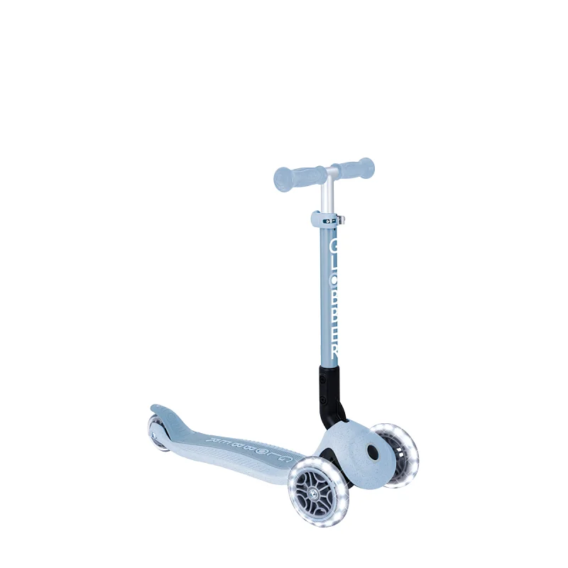Koloběžka JUNIOR FOLDABLE LIGHTS ECOLOGIC, blueberry
