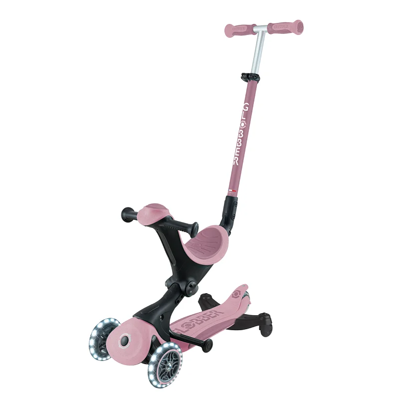 Koloběžka GO UP DELUXE 360° LIGHTS ECOLOGIC  3v1, berry