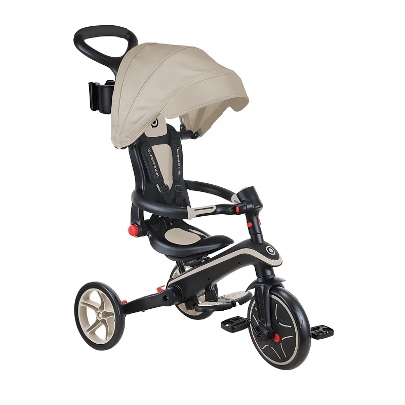 Tříkolka Globber Explorer Trike Foldable 4v1, taupe