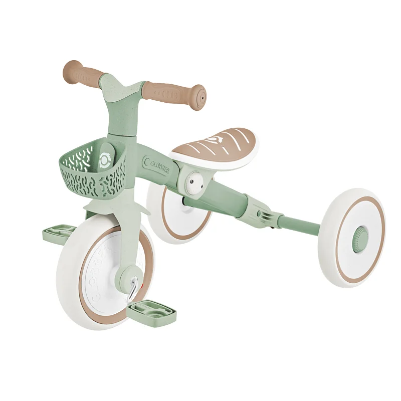 Tříkolka LEARNING TRIKE 2v1 PLUS ECOLOGIC, pistachio