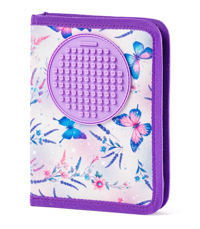 PIXIE CREW Školní penál základní, Motýli
