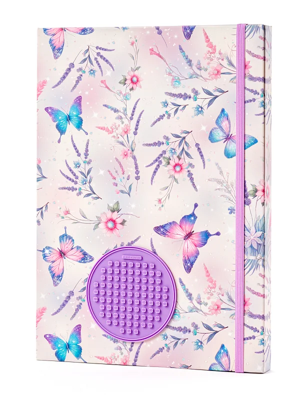 PIIXE CREW  A4 desky na sešity , Motýli 