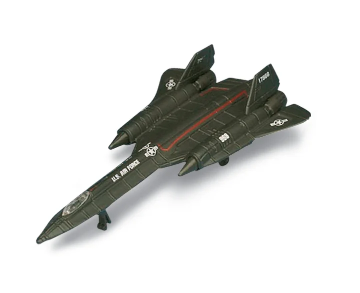 Maisto - Fresh Metal Tailwinds - letadla, SR-71 Blackbird, matně černá, blister