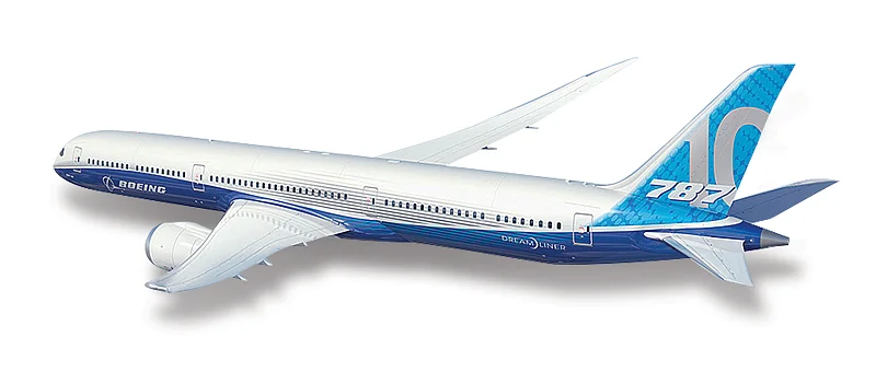 Maisto - Fresh Metal Tailwinds - letadla, Boeing 737 MAX 10, bílo-modrá, blister