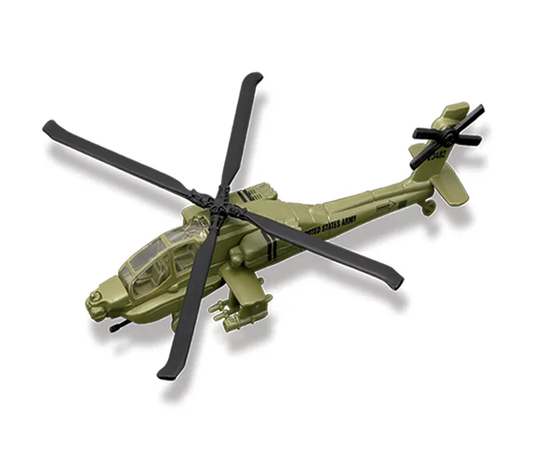 Maisto - Fresh Metal Tailwinds - letadla, AH-64 Apache, zelená, blister