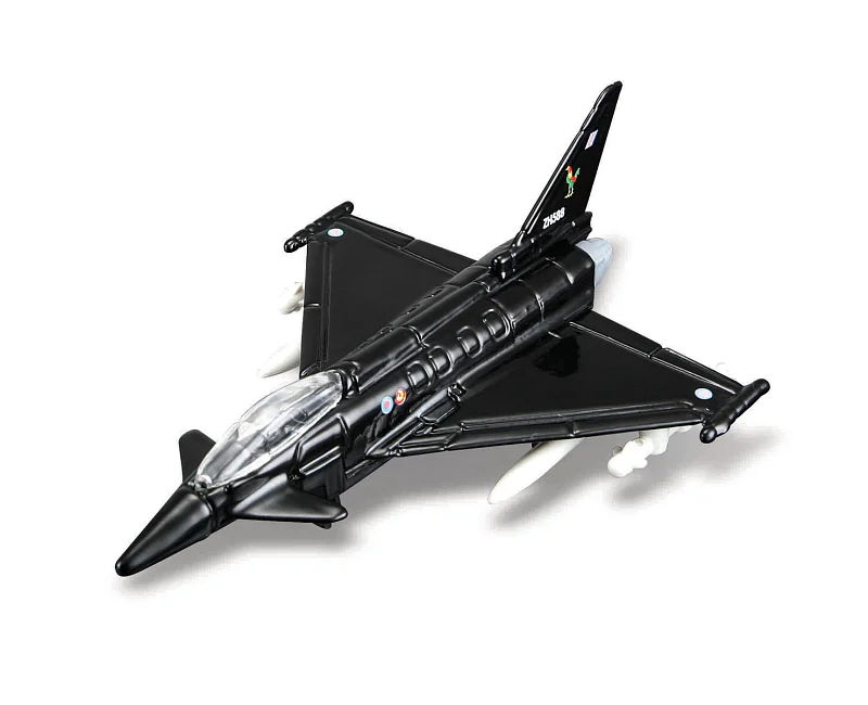 Maisto - Fresh Metal Tailwinds - letadla, EF-2000 Eurofighter, černá, blister