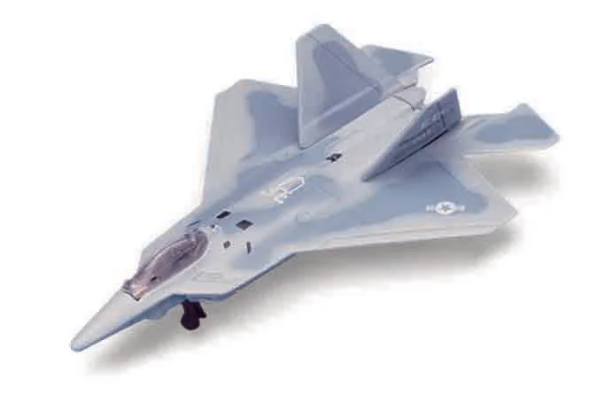 Maisto - Fresh Metal Tailwinds - letadla, F-22 Raptor, světle modrá, blister