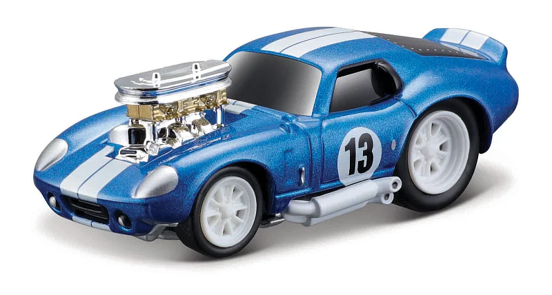 Maisto - Muscle Machines - 1965 Shelby Cobra Daytona Coupe, modrá, 1:64