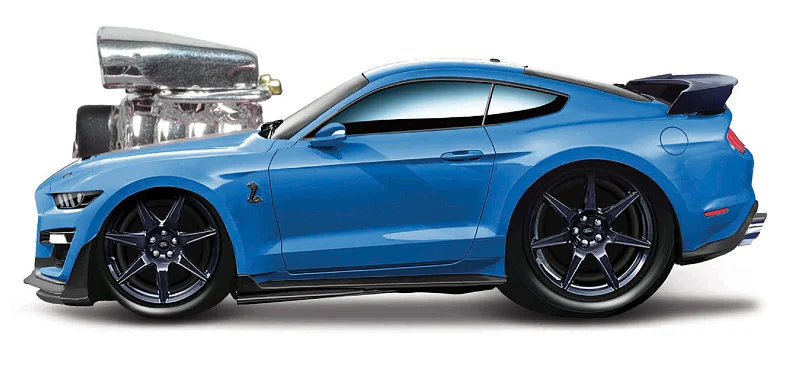 Maisto - Muscle Machines - 2020 Mustang Shelby GT500, modrá, 1:64