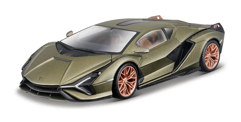 Maisto - Speed Icons - Lamborghini Sián FKP 37, matně zelená, 1:64