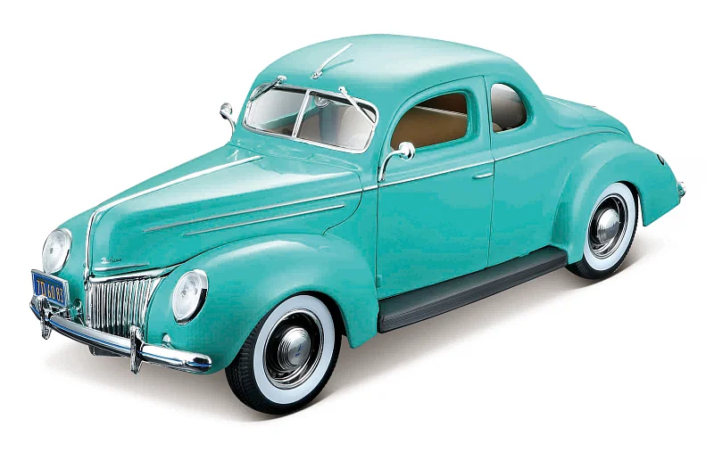 Maisto - 1939 Ford Deluxe Coupe, zelená, 1:18