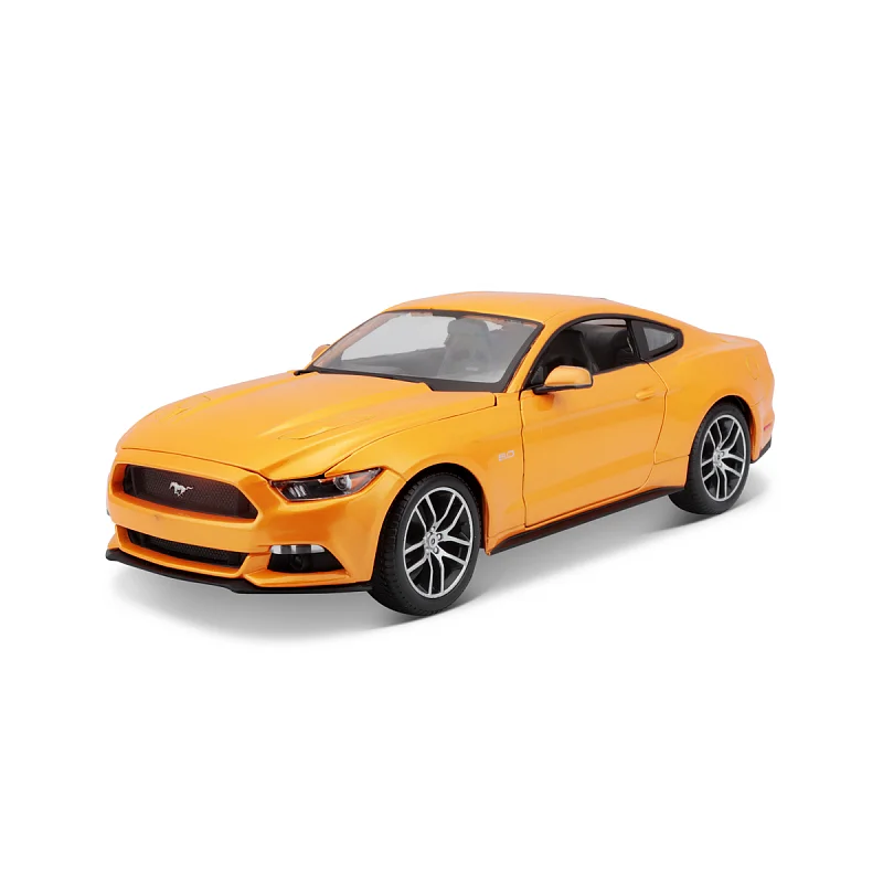 Maisto - 2015 Ford Mustang GT, metal oranžová, 1:18