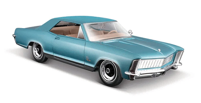 Maisto - 1965 Buick Riviera, metal modrá, 1:26