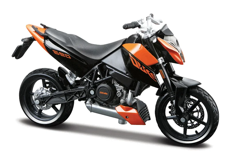 Maisto - Motocykl, KTM 690 Duke 3, 1:18, černo-oranžová, blister box