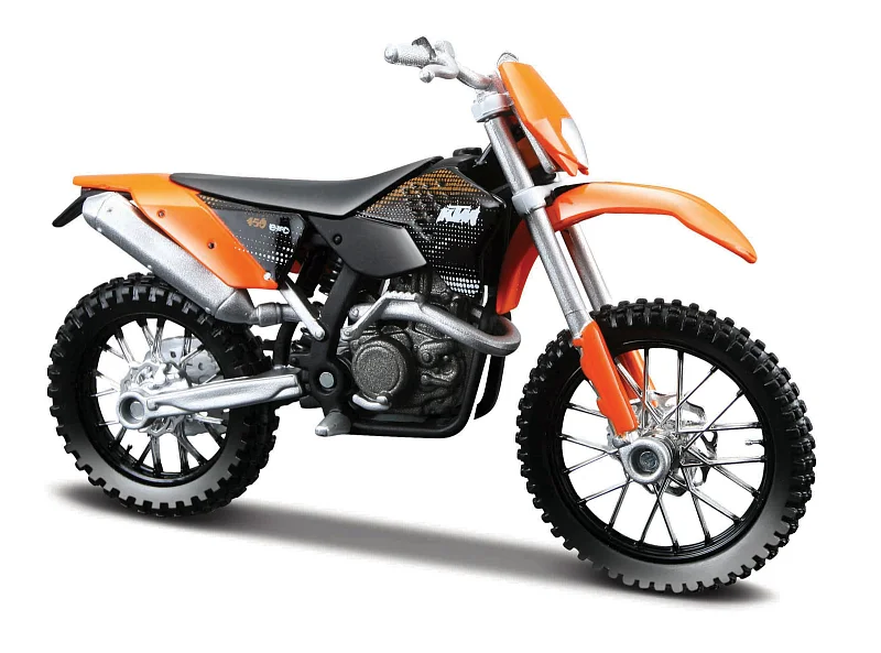 Maisto - Motocykl, KTM 450 EXC, 1:18, černo-oranžová, blister box