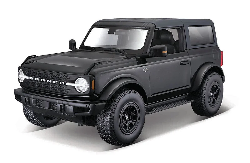 1:18 SP. ED. (B) - 2021 Ford Bronco Wildtrak, metal černá, 1:18