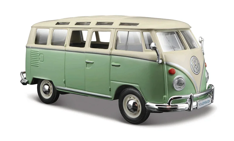 "Maisto - Volkswagen Van ""Samba"", zeleno/krémová, 1:25"
