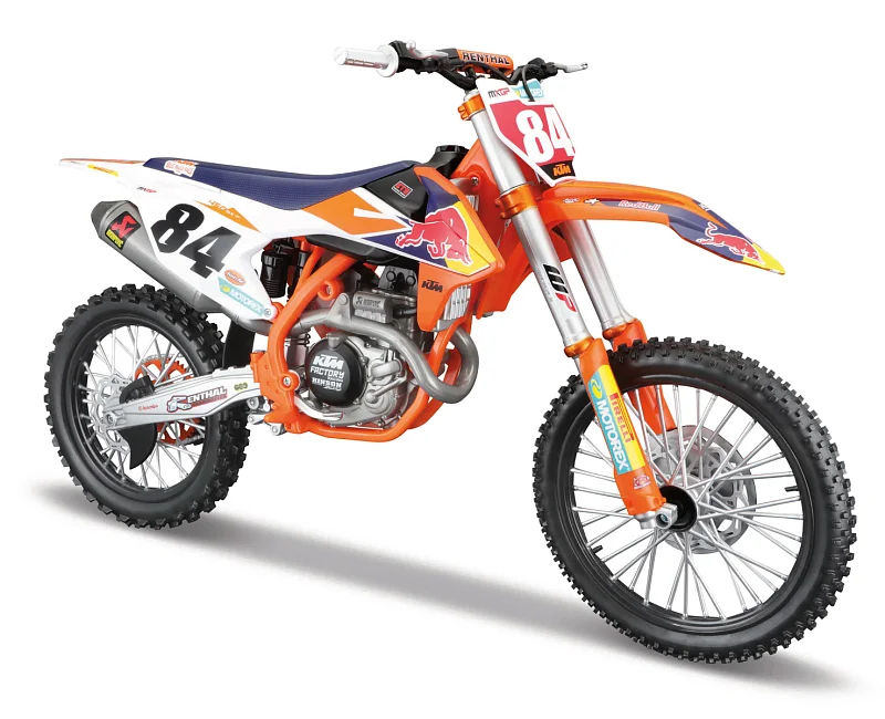 Maisto – Motocykl - Red Bull KTM 450 SX-F Factory Edition 2018, #84 Jeffrey Herlings, 1:6