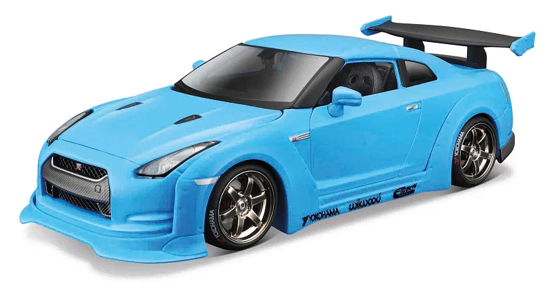 Maisto - Nissan GT-R, modrá, Tokyo Mods, 1:24
