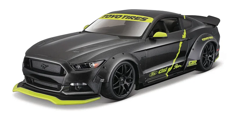 Maisto - 2015 Ford Mustang GT, černá, 1:18