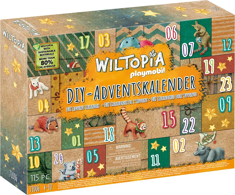 Wiltopia - DIY Adventní kalendář: Zvířecí cesta kolem světa