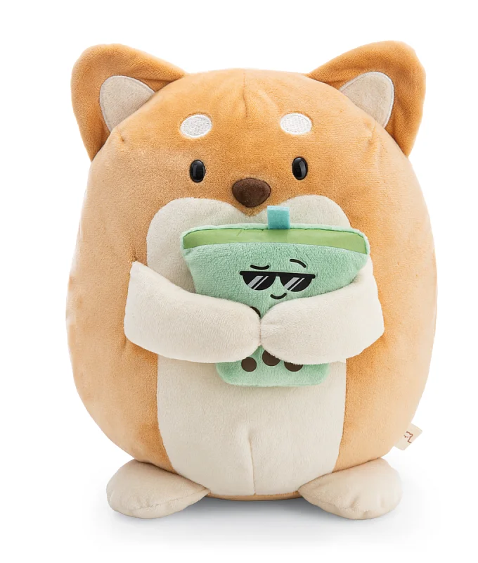 NICI plyš MyMochi Pejsek Hiro 27cm s bubble tea