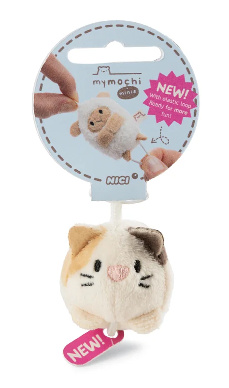 NICI přívěsek MyMochi Kočička Angy 5cm, ležící