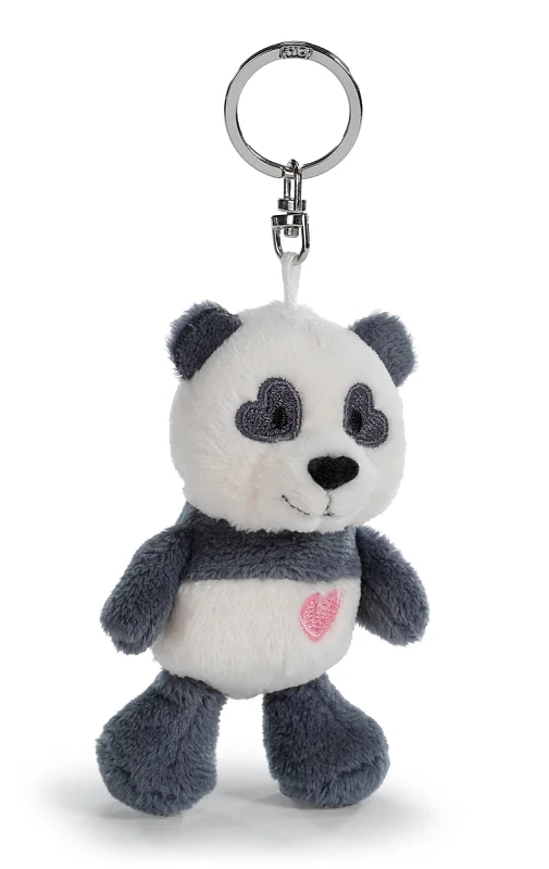 NICI Klíčenka Panda Love se srdíčkem, 10 cm