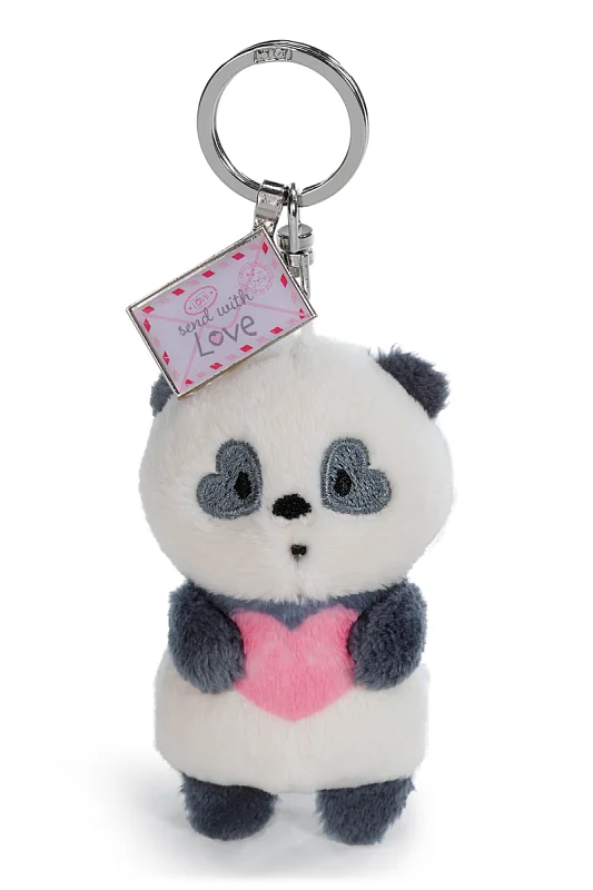 NICI Klíčenka Panda Love s kovovým přívěskem, 8 cm