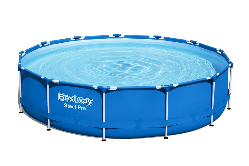 Nadzemní bazén kruhový Steel Pro, kartušová filtrace, průměr 3,96m, výška 84cm