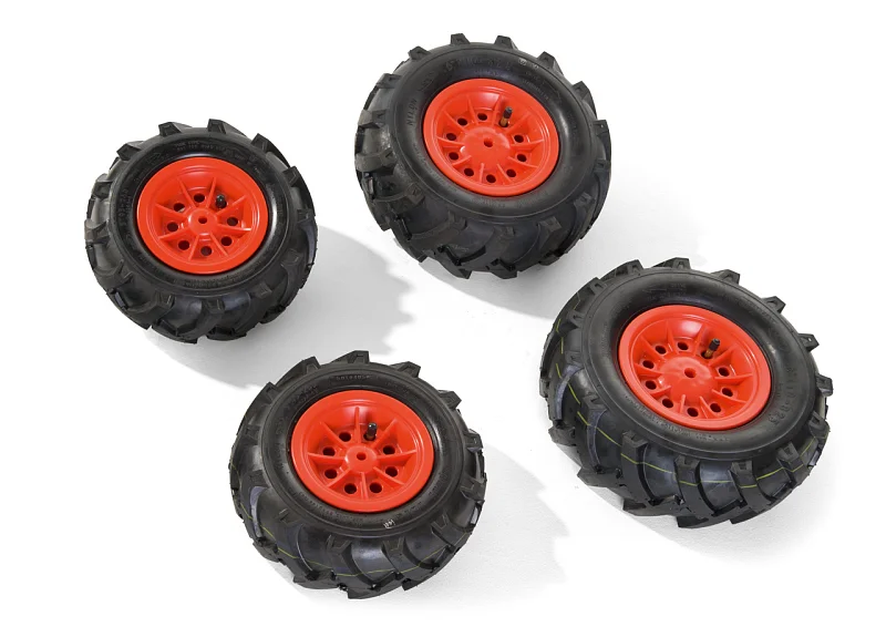 Nafukovací pneumatiky na traktory Junior, Farmtrac - červené