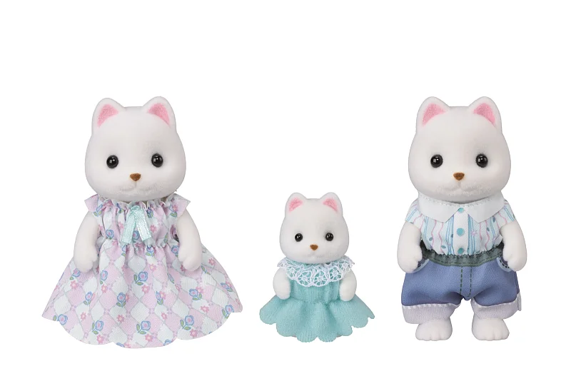 Rodina Pomeranian pejsků trio