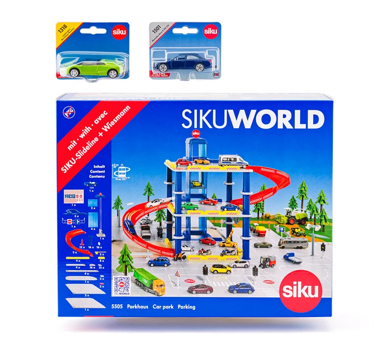 SIKU World - Garáž se 2 auty