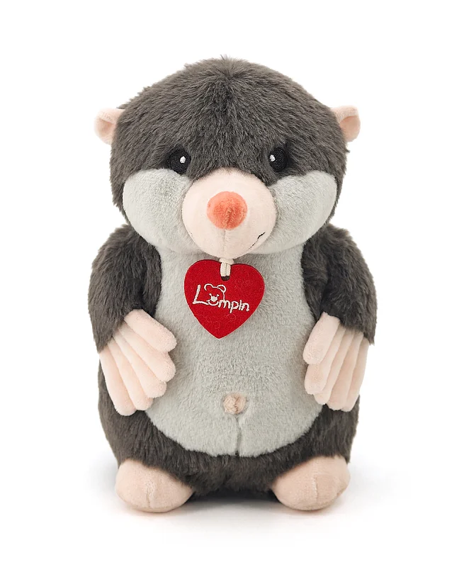 Krtek Pecin, šedý, 25cm