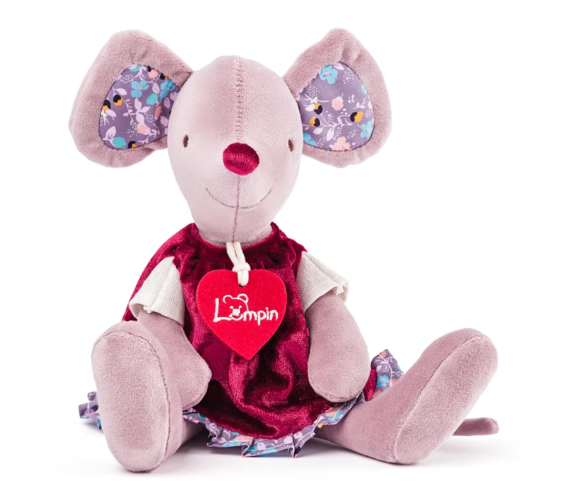 Myška Cilka v šatech, malá 28cm