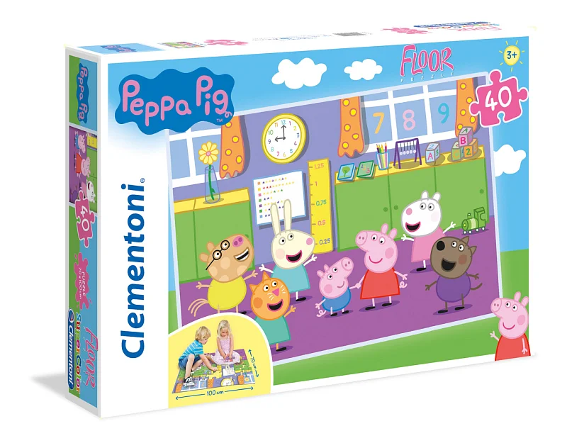 Puzzle podlahové 40 dílků - Peppa Pig