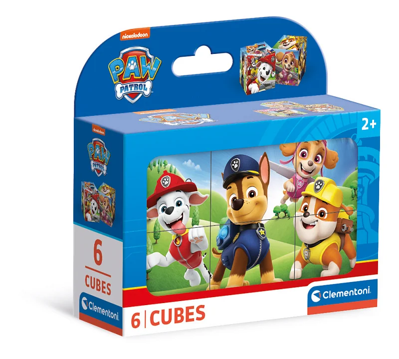 Obrázkové kostky - Paw Patrol, 6 kostek