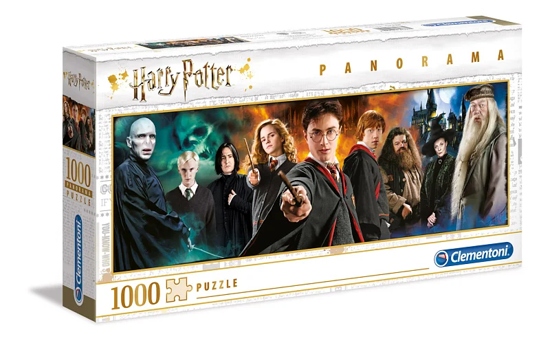 Puzzle 1000 dílků Panorama - Harry Potter