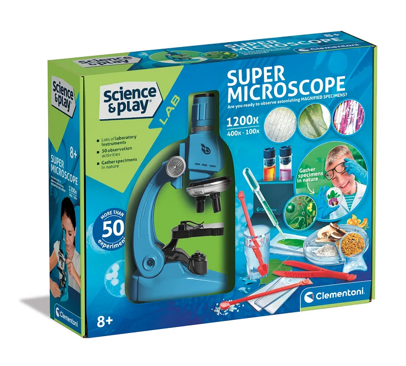 SCIENCE – SUPER Mikroskop 1200x, 50 experimentů