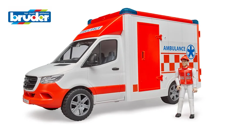 Záchranná auta - MB Sprinter ambulance s řidičem
