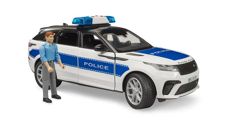 Záchranná auta - Range Rover Velar Policie s policistou 