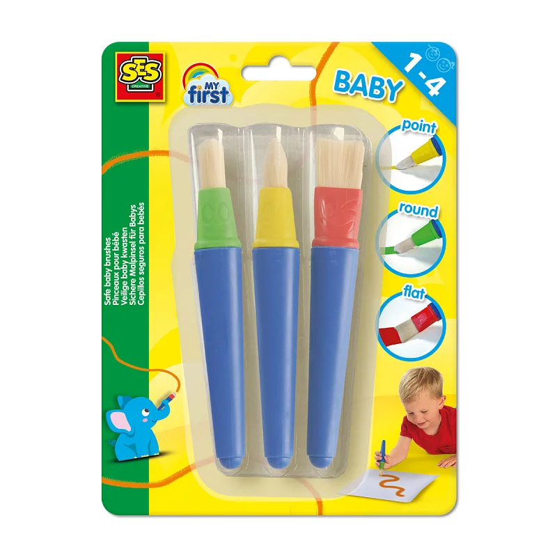 Moje první malování - sada štětců, 3ks