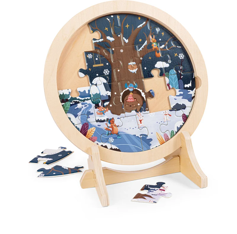 Puzzle - čtyři roční období