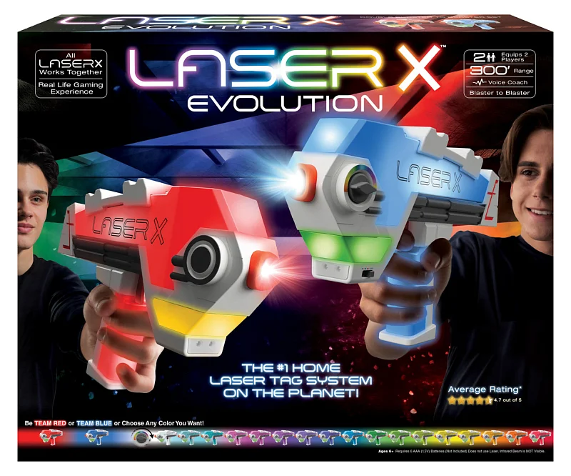 LASER X evolution double blaster set pro 2 hráče