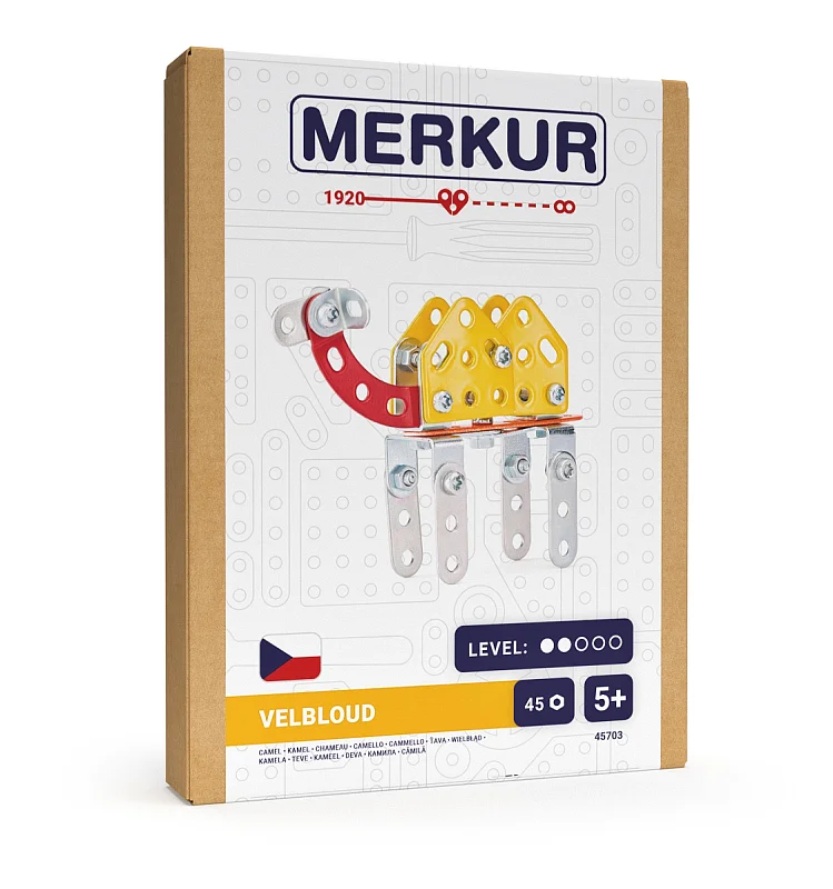 Merkur - Mini ZOO - Velbloud, 45 dílků