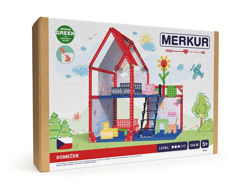 Merkur - Domeček pro panenky, 34x39x25 cm