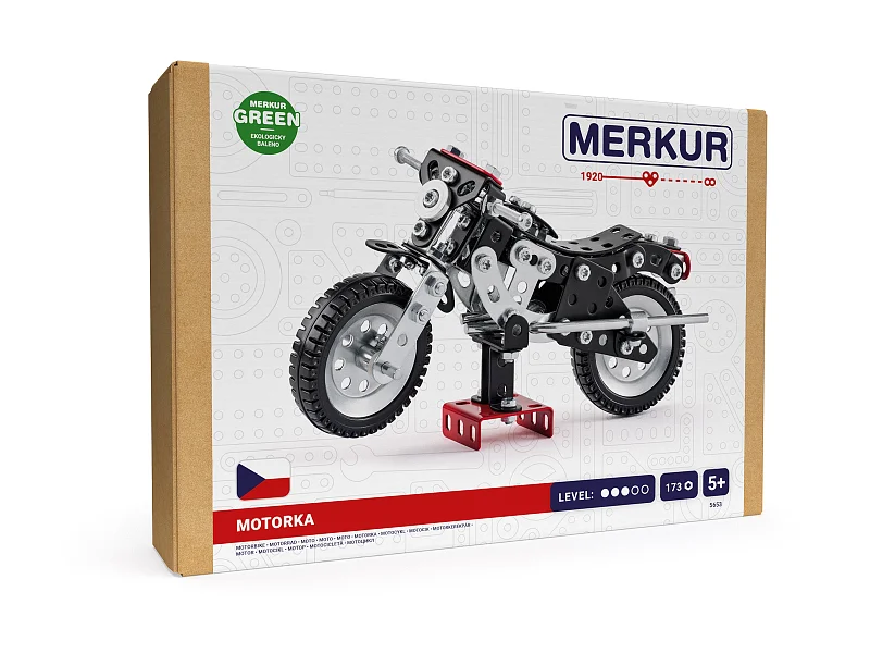 Merkur - Motorka, 173 dílků