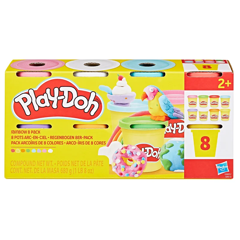HASBRO - Play-Doh 8ks kelímků, sada A