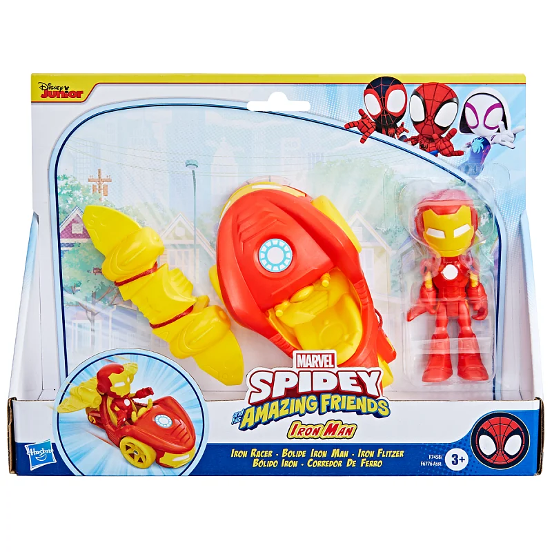HASBRO - Spider-Man Spidey a jeho úžasní přátelé Základní vozidlo Iron Man